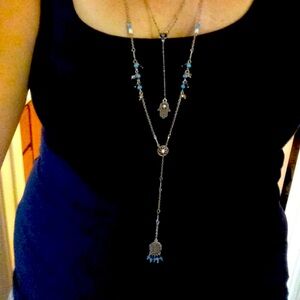 Mystic Mandala Hamsa Convertible Necklace by Chloe + Isabel